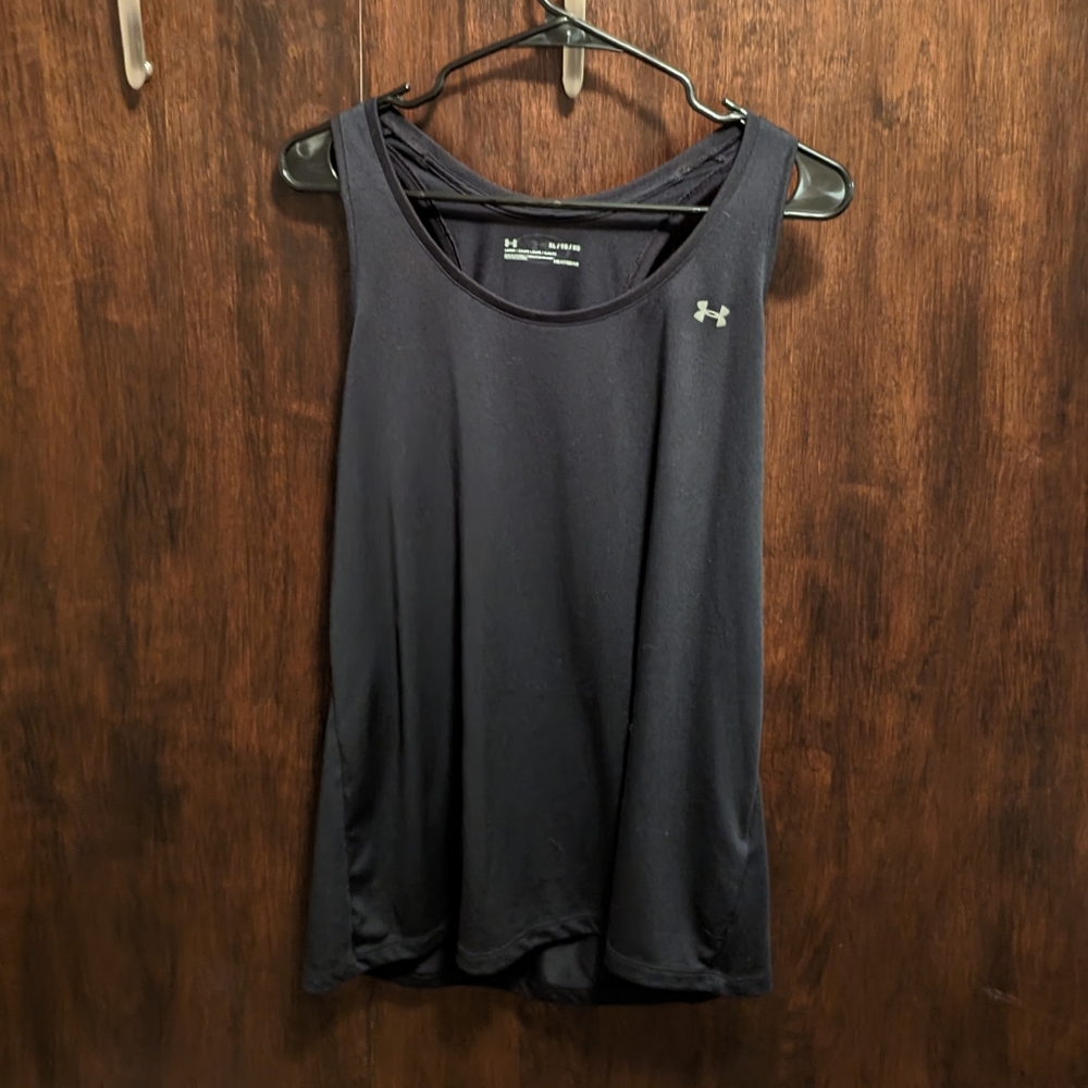 Under Armour Black Loose Tank Top, Size XL